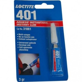 Colle instantanée liquide Loctite 401 - 3g / 20 g