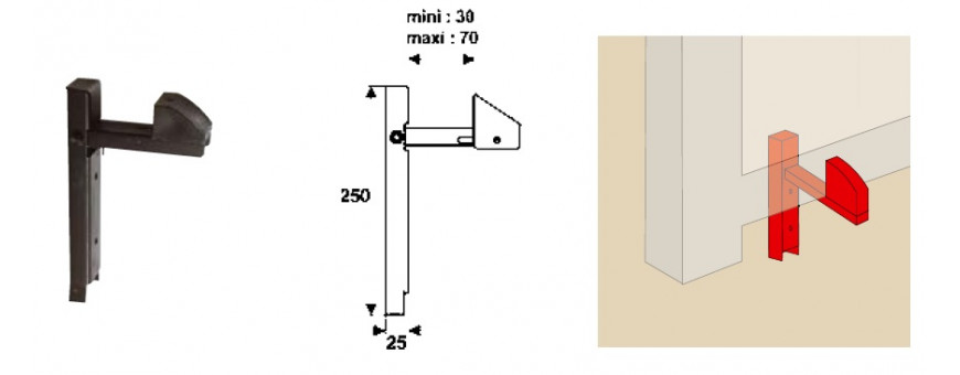 Serrure de grille et portail